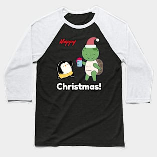 Happy Christmas Baseball T-Shirt